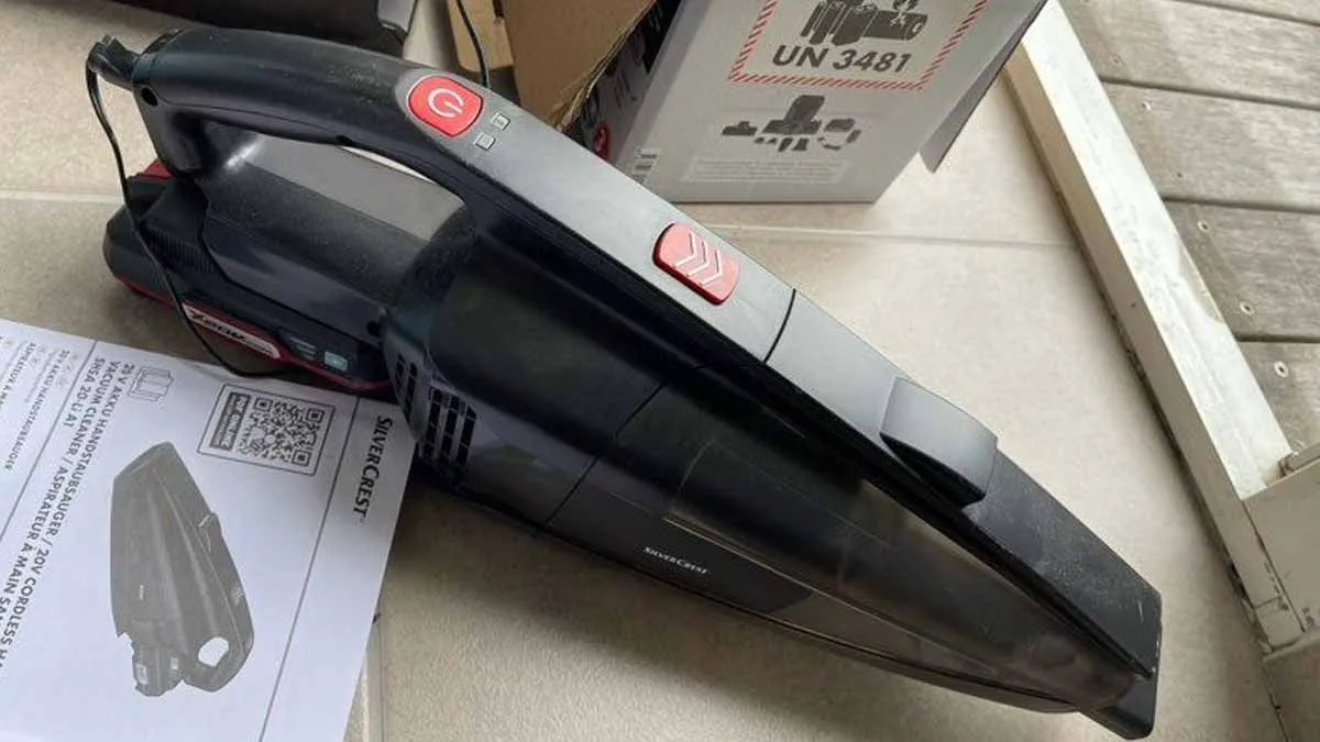 En billig hjälte hemma: SilverCrest handdammsugare från Lidl